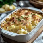 Blumenkohlauflauf mit Kartoffeln