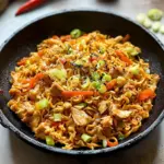 Bratnudeln mit Hähnchen