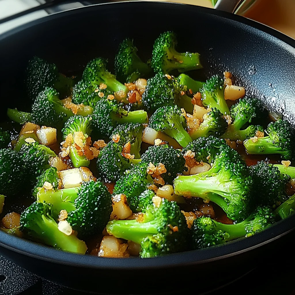 Brokkoli aus der Pfanne
