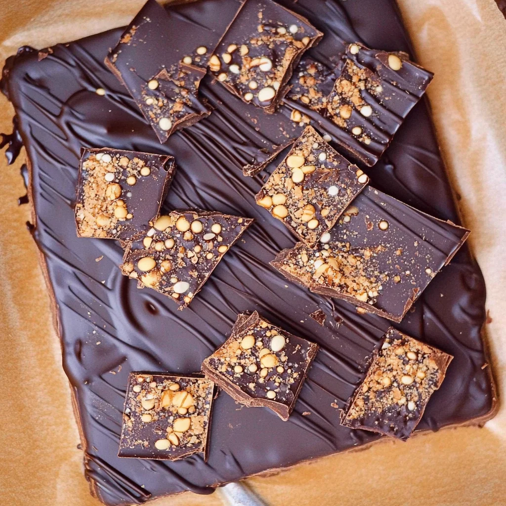 Bruchschokolade selber machen (im Backofen)