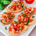 Bruschetta mit Tomaten - klassisch italienisch