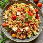 Couscous Salat mit Feta