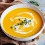 Cremige Butternut-Kürbis-Suppe