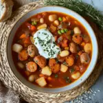 Eintopf mit Würstchen