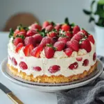 Erdbeer-Sahne-Torte ohne Vegan Gelatine