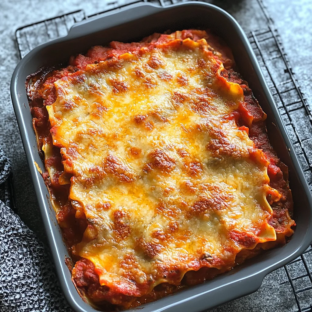 Gemüselasagne Rezept - einfach und schnell