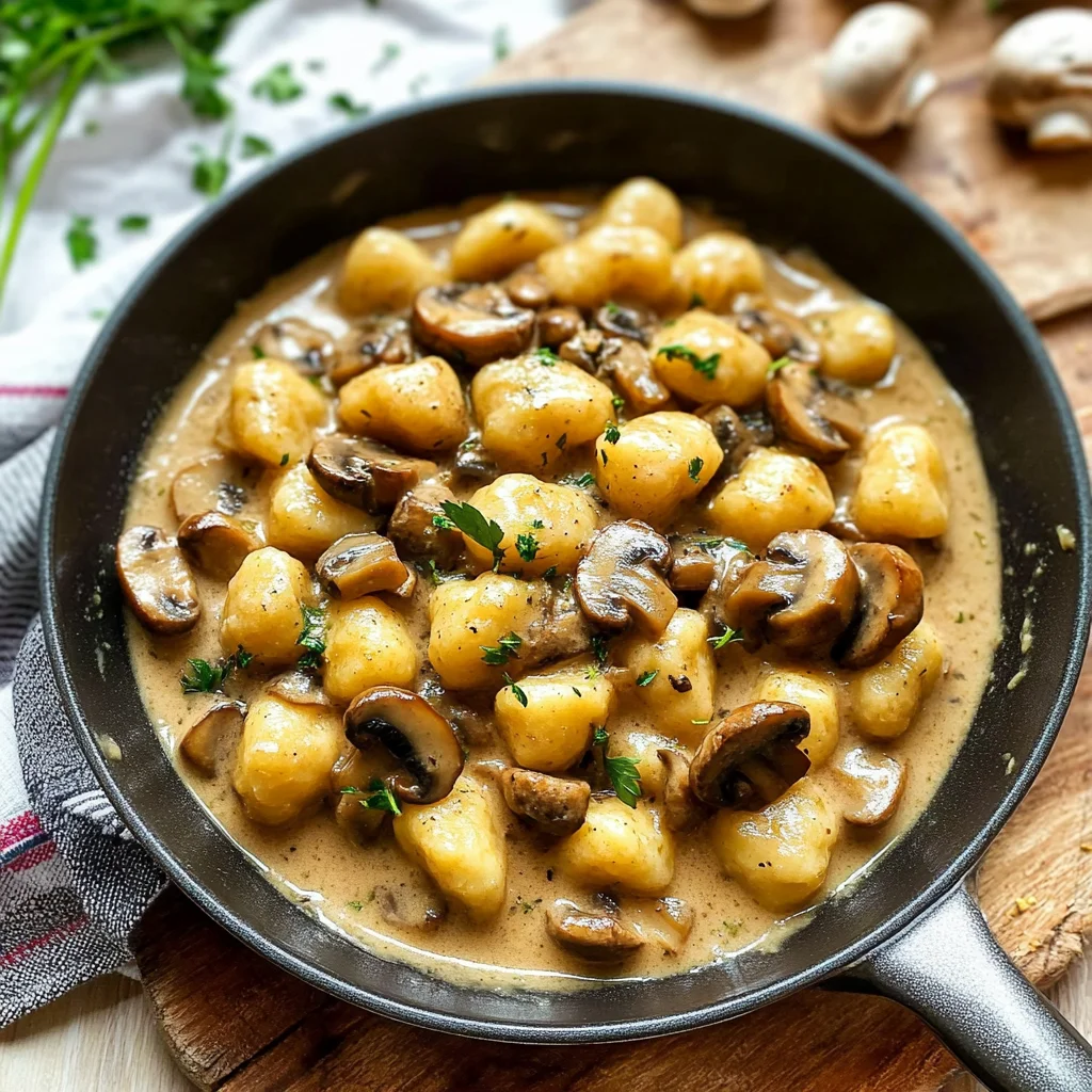 Gnocchi mit Pilzen