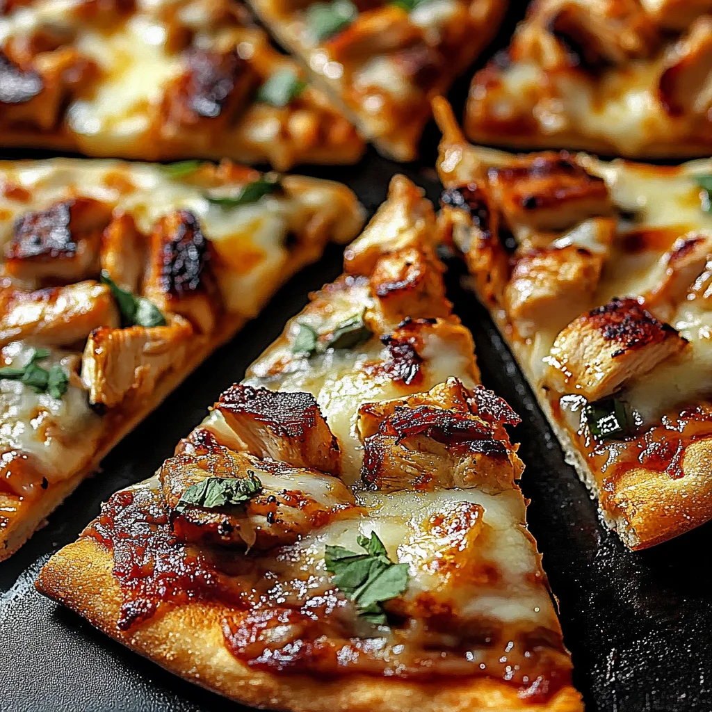 Grillhähnchen-Pizza