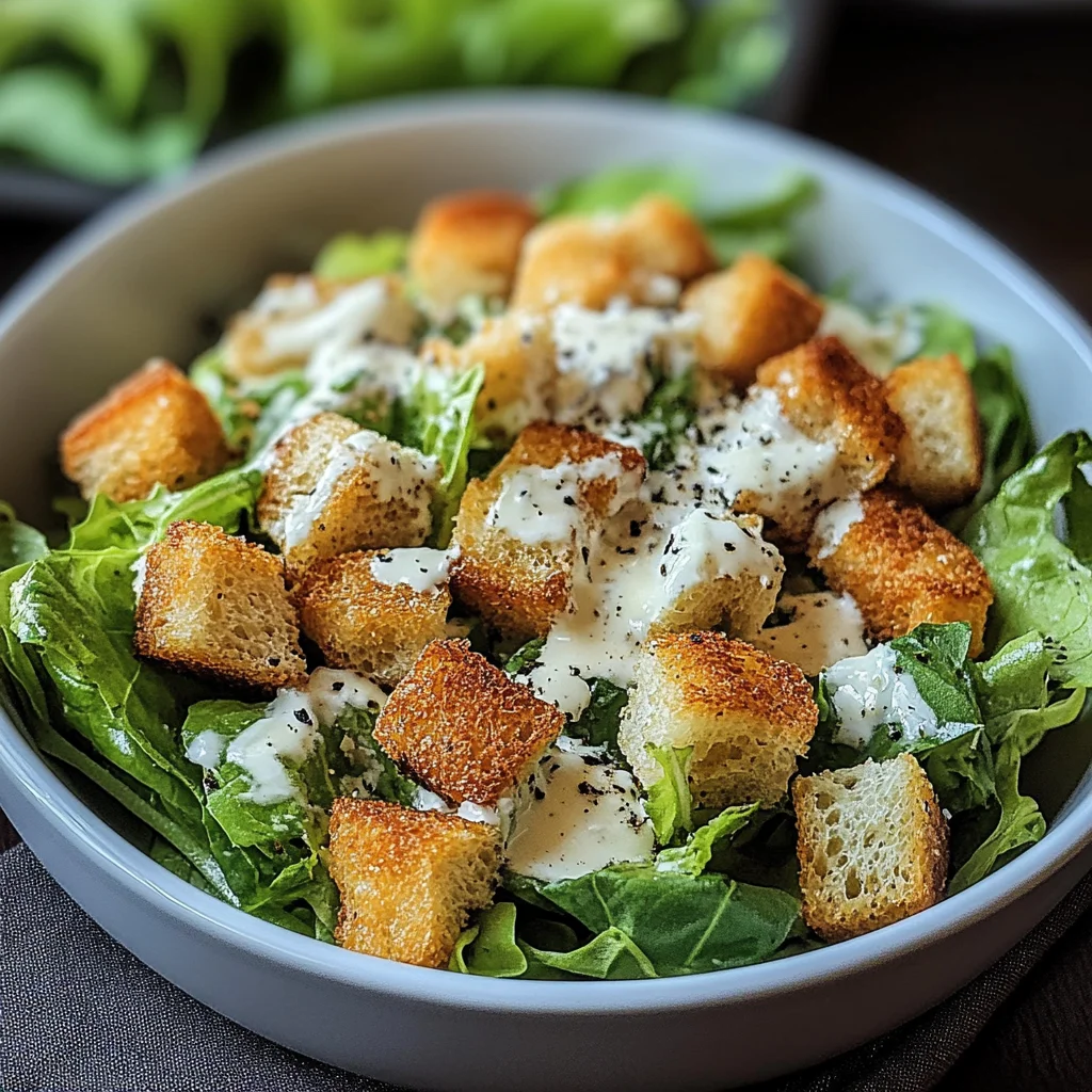 Knuspriger Caesar-Salat