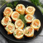 Lachsröllchen - Lachs Frischkäse Röllchen