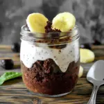 Maulwurfkuchen im Glas