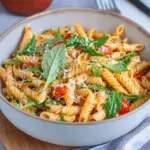 Nudelsalat mit Pesto & Rucola (ohne Mayo)