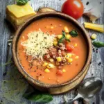 Pizzasuppe Rezept mit Hackfleisch