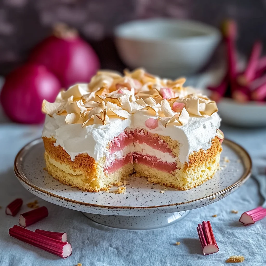 Rhabarber-Baiser-Kuchen