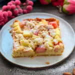 Rhabarberkuchen mit Streuseln für Backanfänger