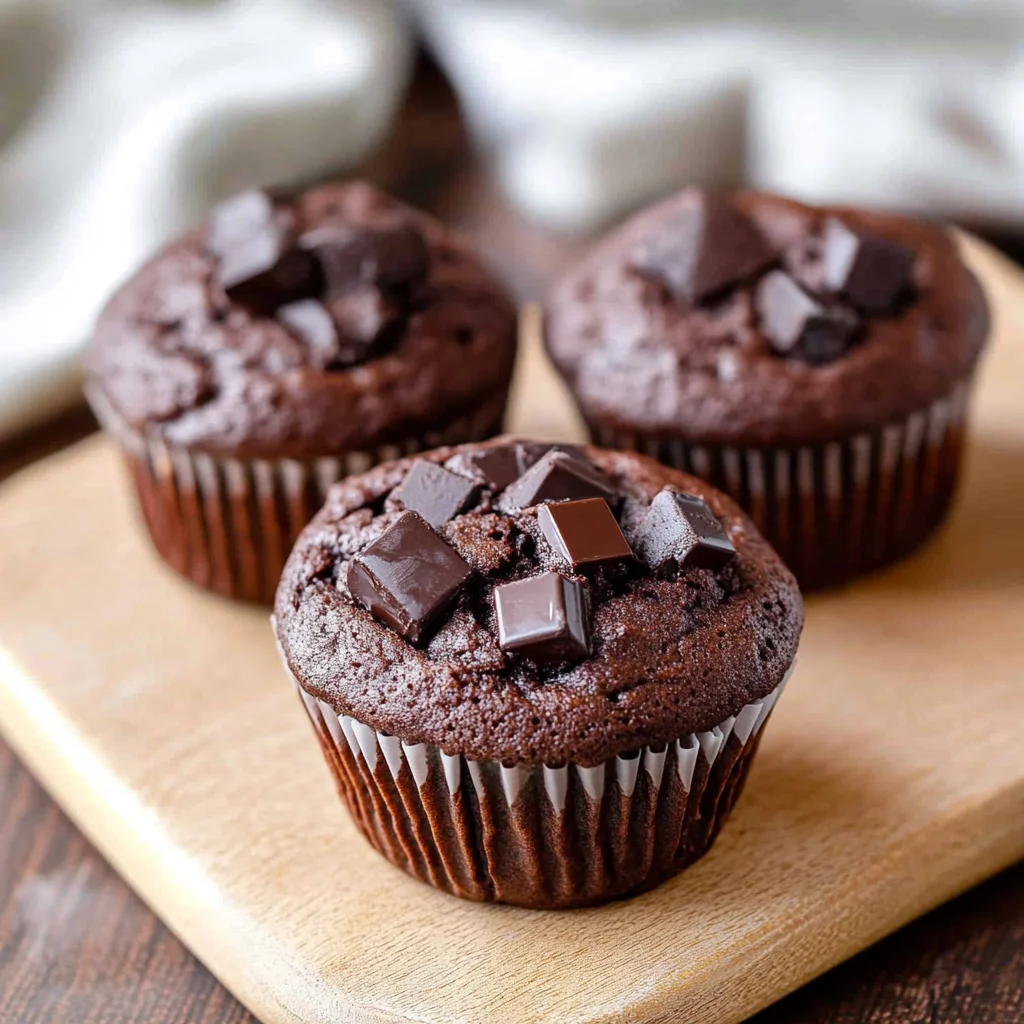 Saftige Schokomuffins mit Öl