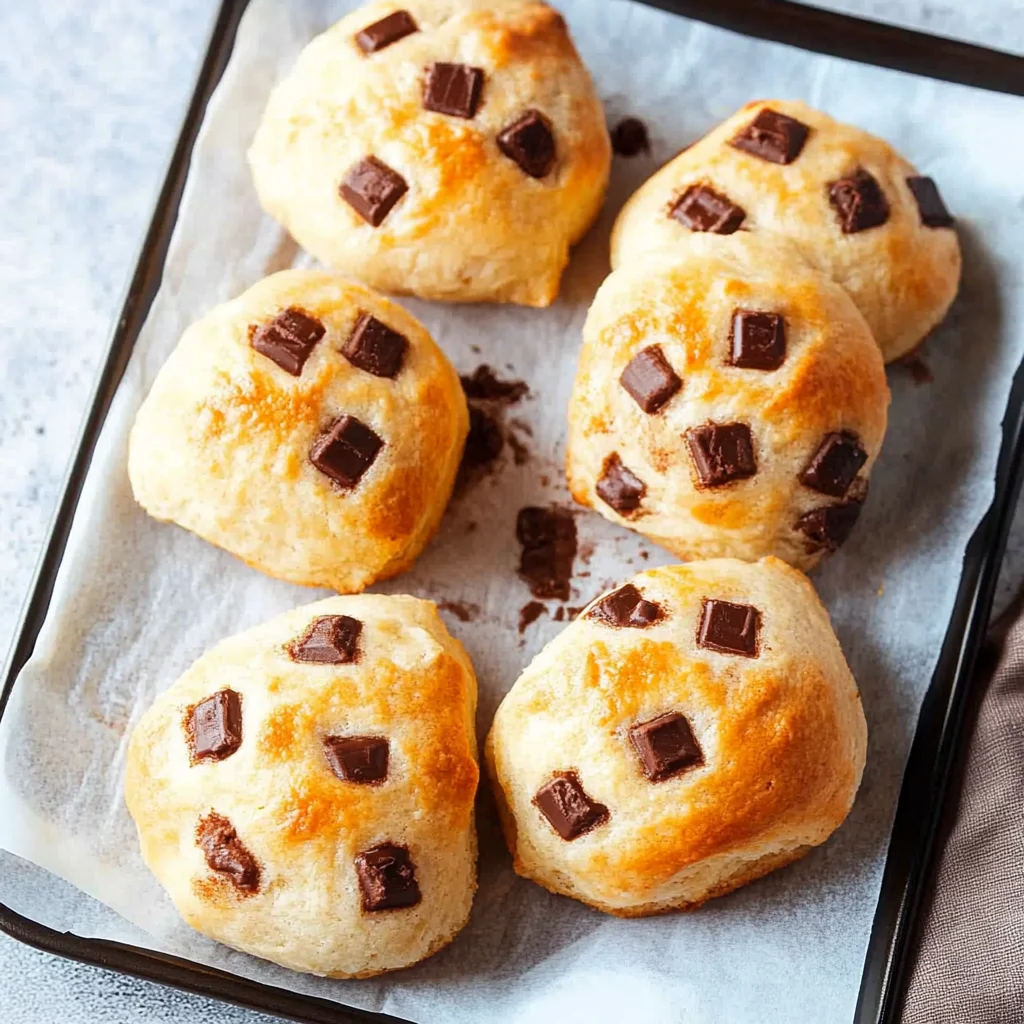Schokobrötchen ohne Hefe selber machen