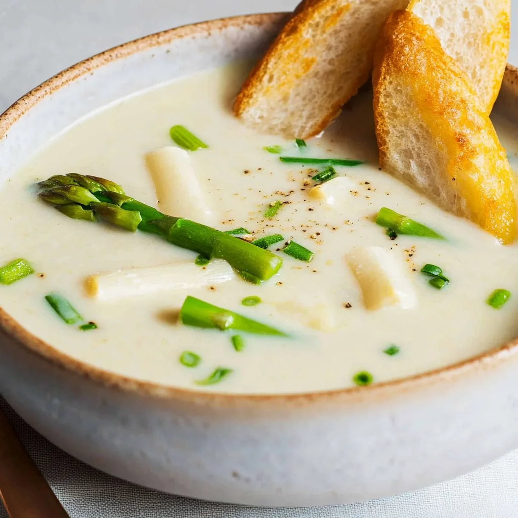 Spargelcremesuppe