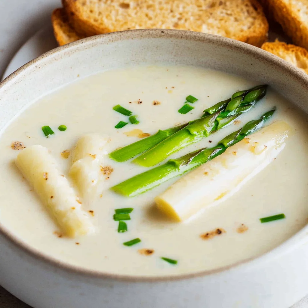 Spargelcremesuppe