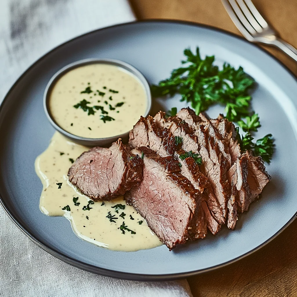 Tafelspitz mit Meerrettichsoße