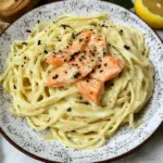 Zitronen Lachs Pasta