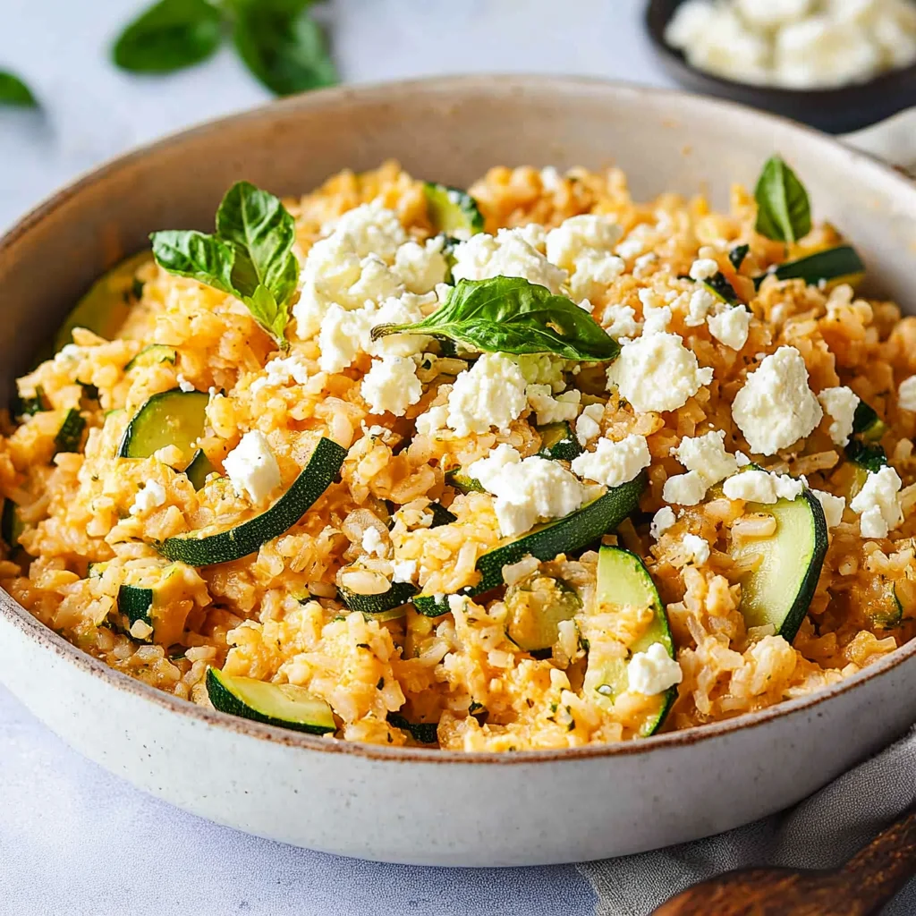 Zucchini-Reis-Pfanne