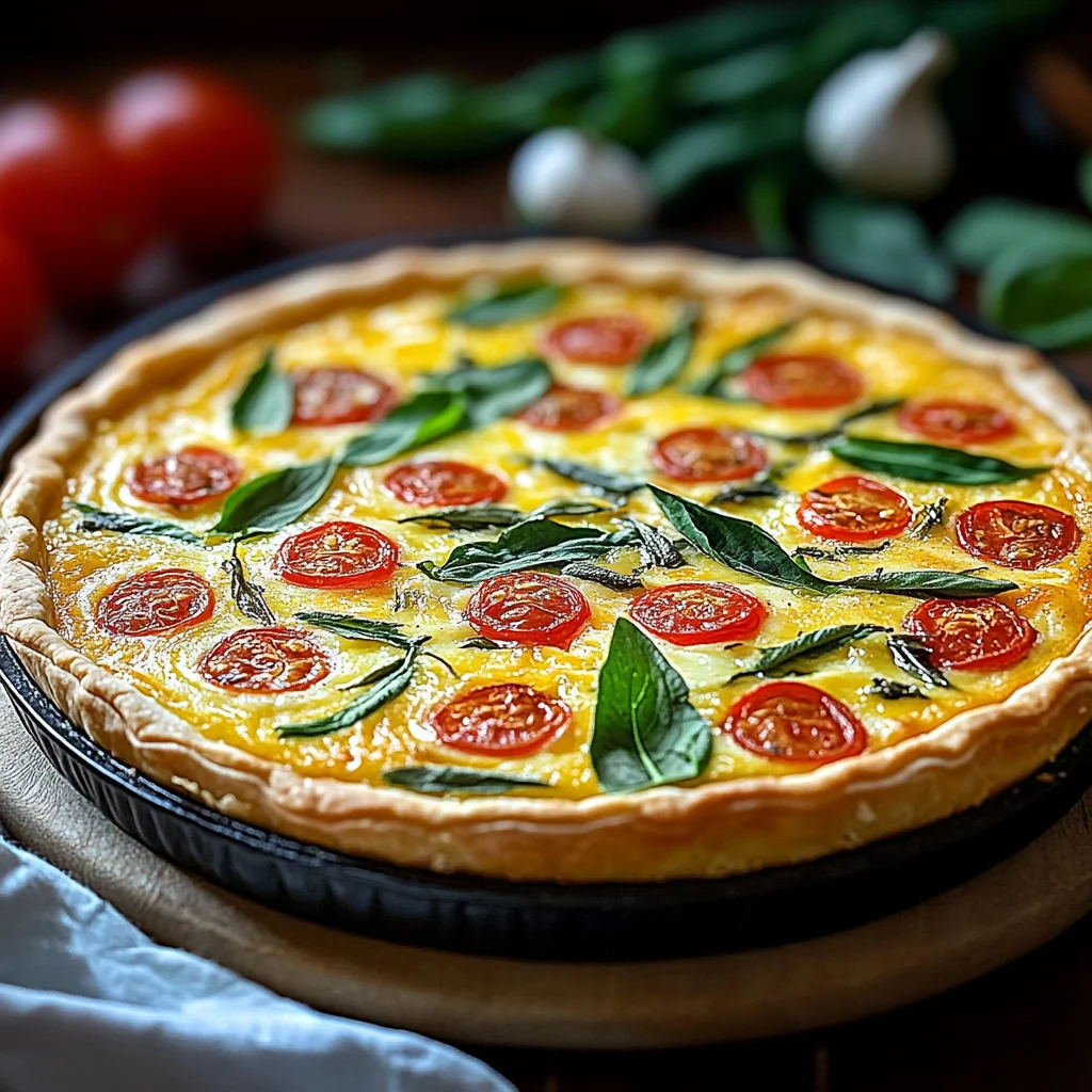 Bärlauch-Quiche selber machen