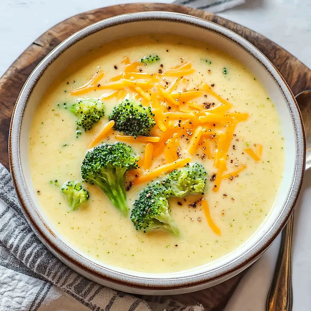 Brokkoli-Cheddar-Suppe