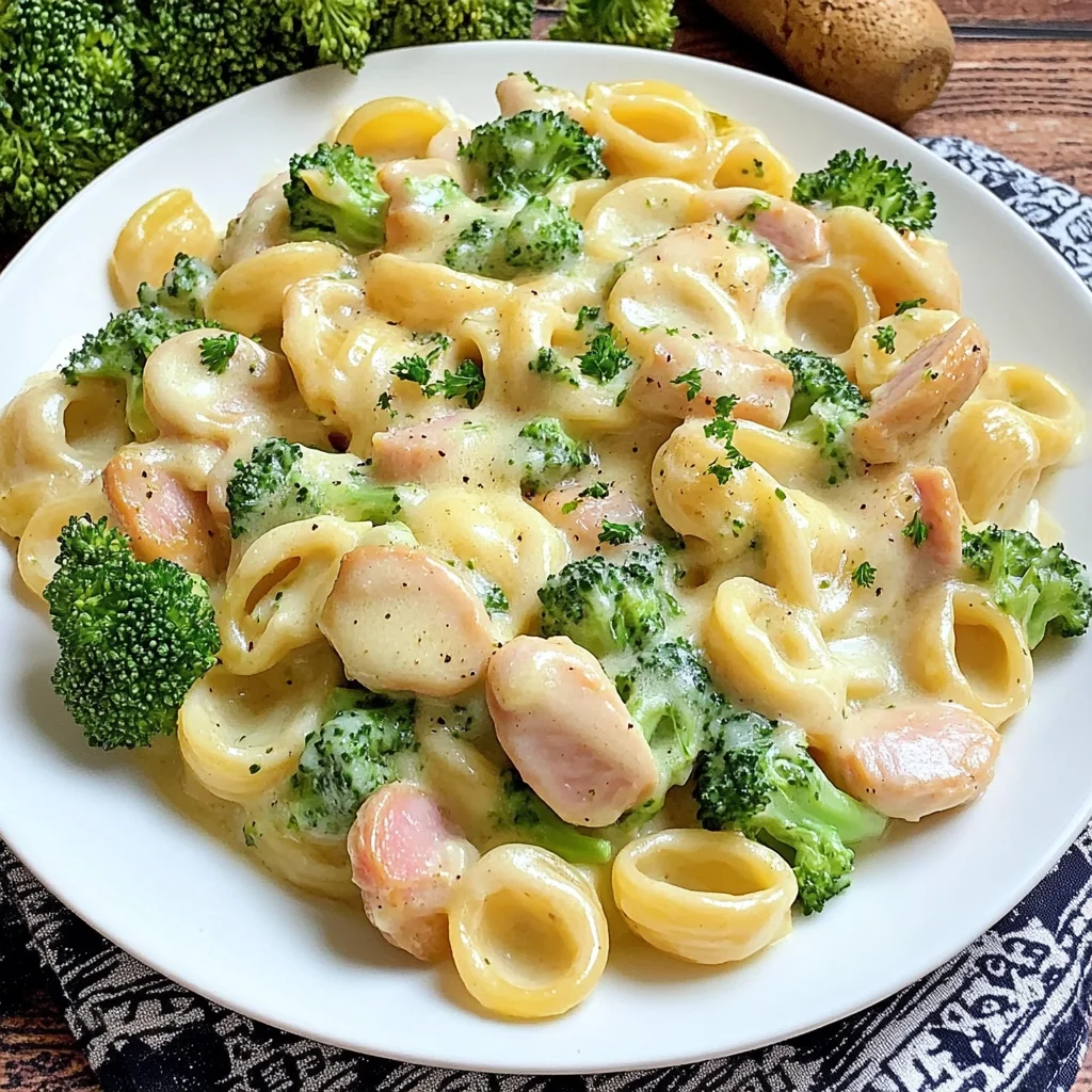 Brokkoli HähnchenHähnchenschinken Pasta Rezept