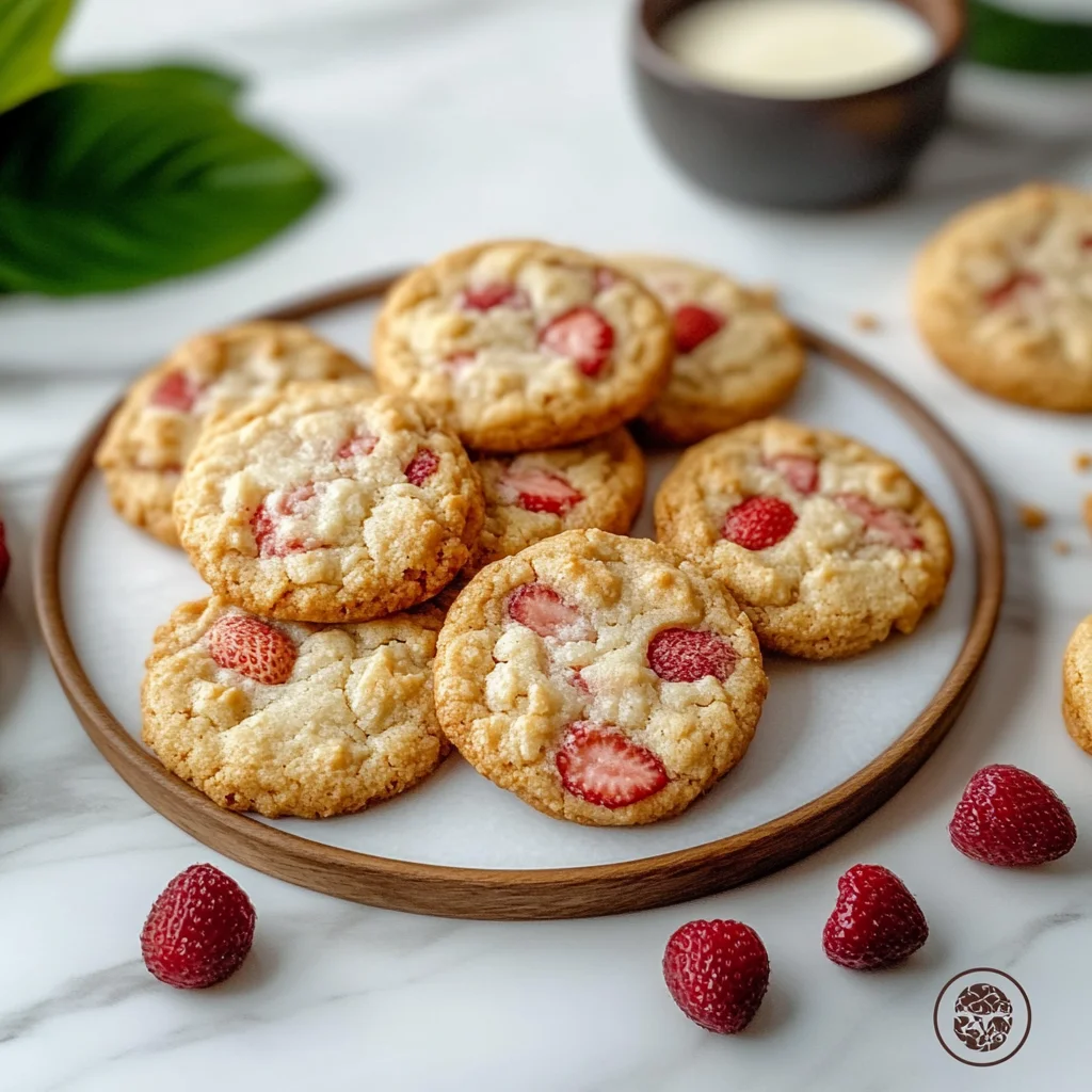 Erdbeer-Cookies