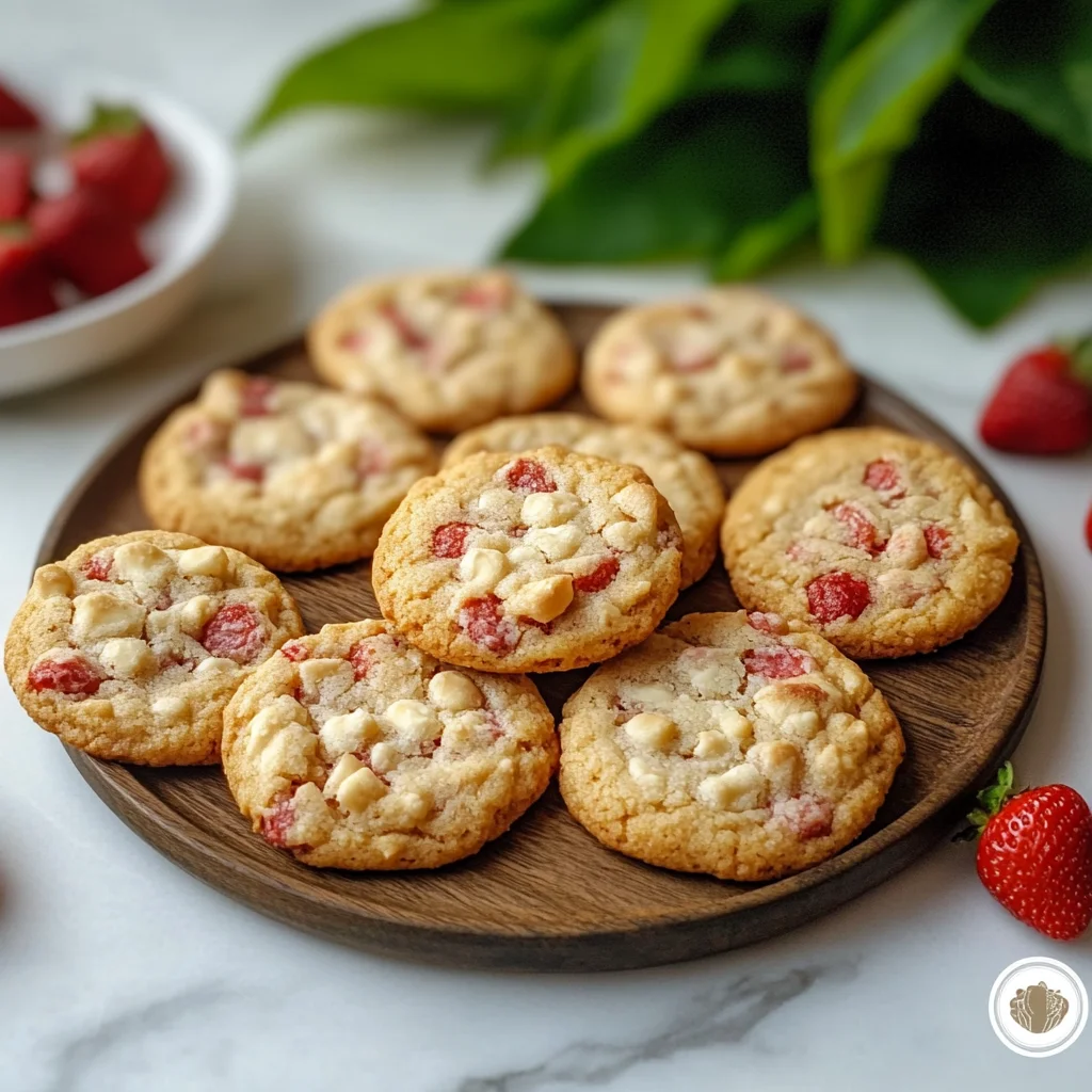 Erdbeer-Cookies