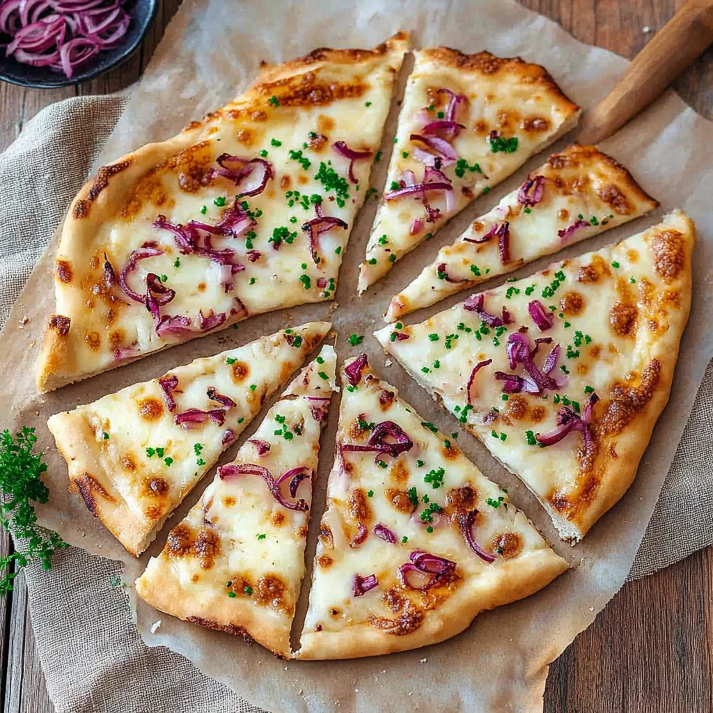 Flammkuchen Rezept - einfach & schnell