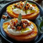 Gefüllte Süßkartoffeln mit Burrata