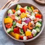 Griechischer Bauernsalat (einfaches Salat Rezept)