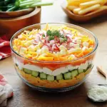 Klassischer Schichtsalat