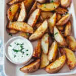 Knusprige Kartoffelspalten im Ofen