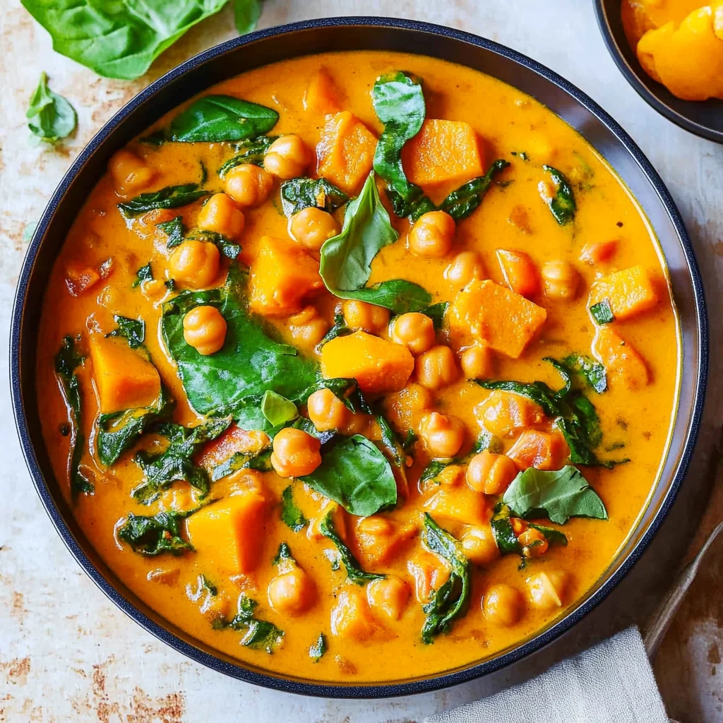 Kürbis-Kichererbsen-Curry