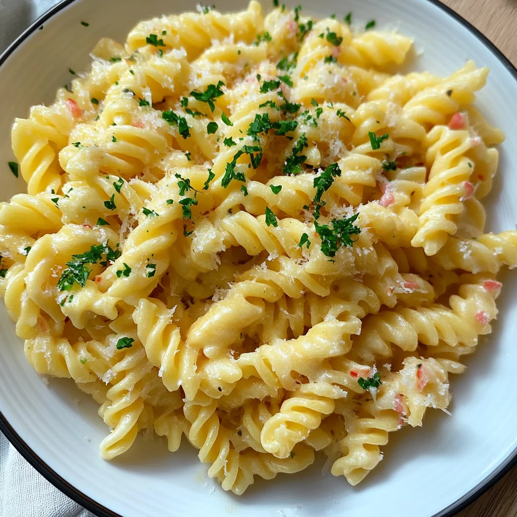 Parmesan Knoblauch Pasta