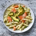 Pasta mit Lachs und Avocado