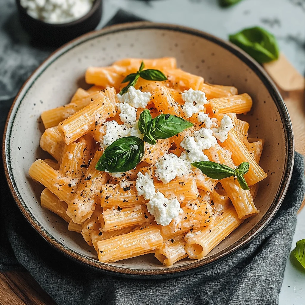 Protein Nudeln mit Hüttenkäse