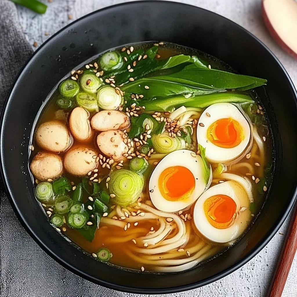 Ramen Rezept / Ramen Suppe / Japanische Nudelsuppe