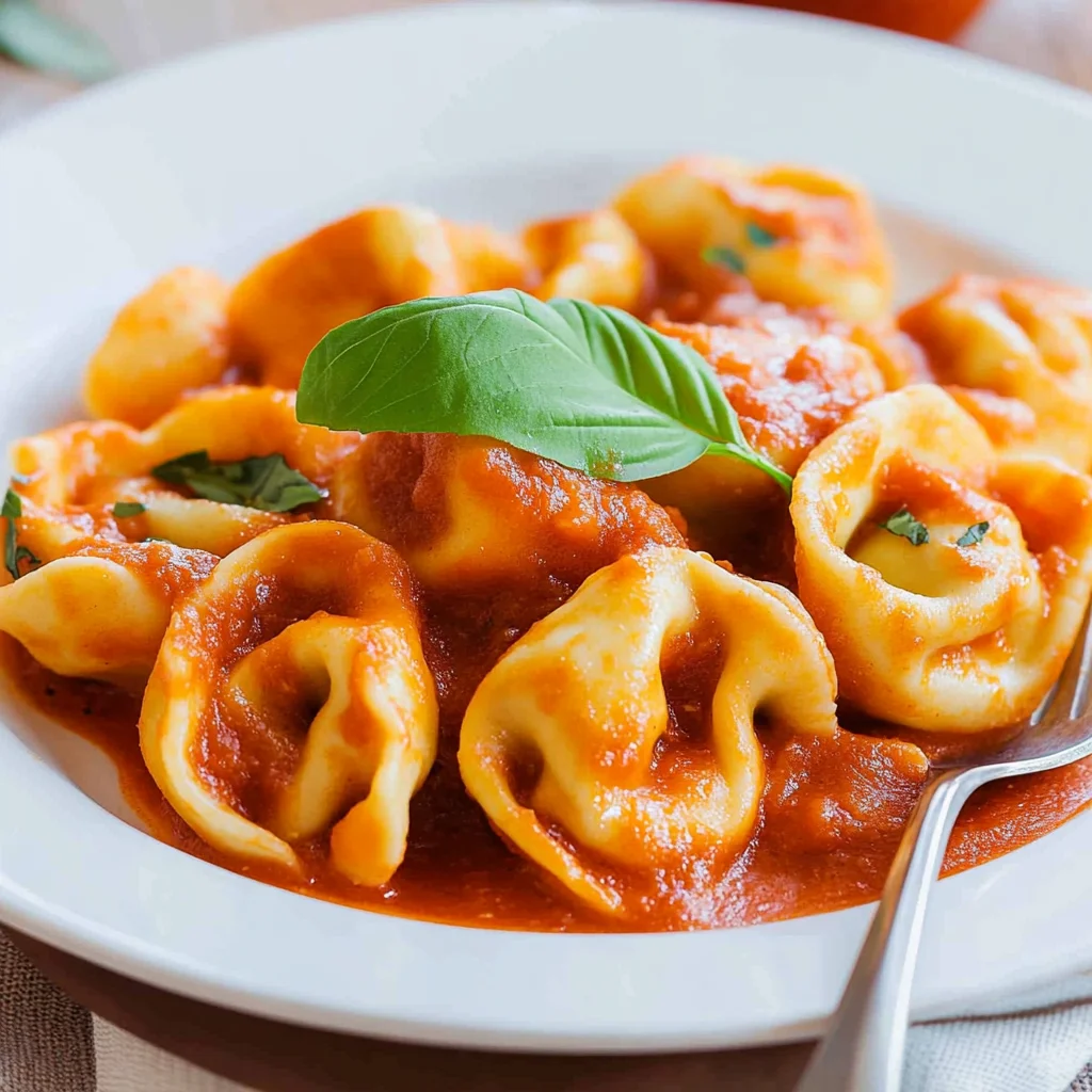 Tortellini mit Tomatensoße
