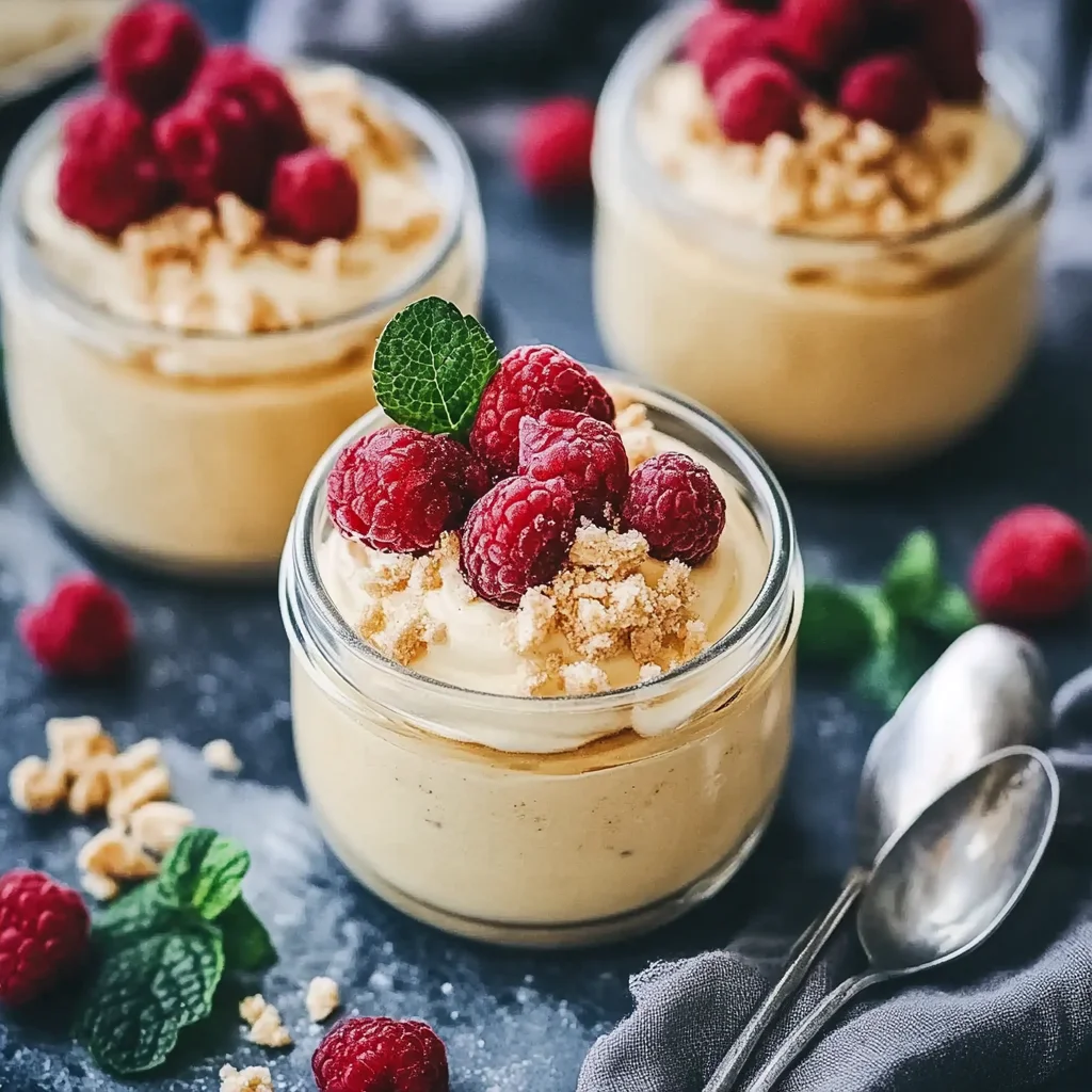 Vegane Vanille-Pudding-Mousse