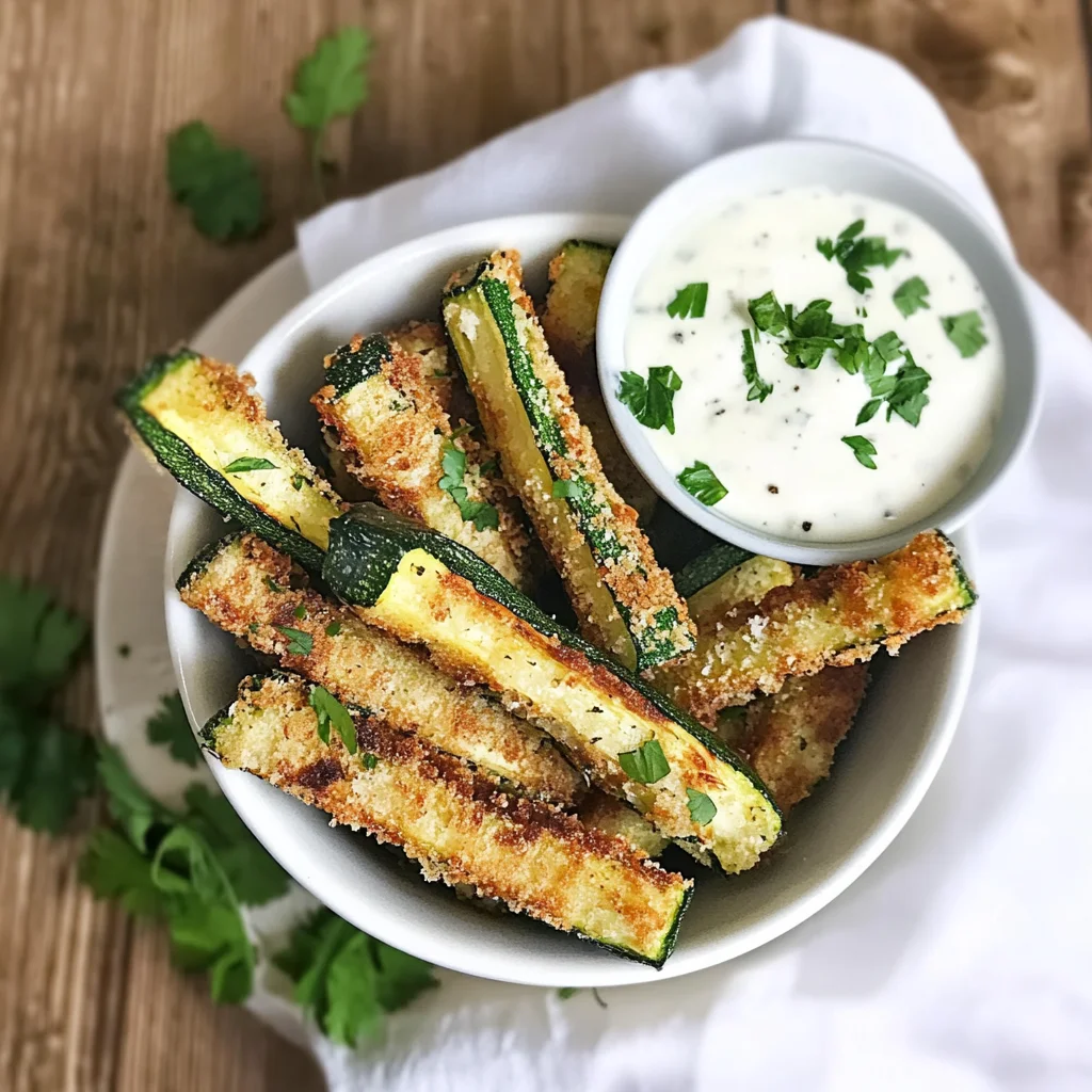 Zucchini Pommes (einfaches Rezept)