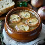 Zwiebelsuppe nach französischer Art
